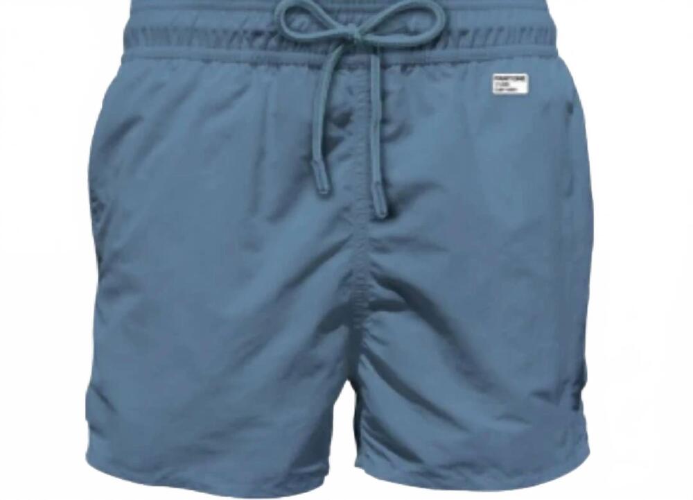 NEW MC2 SAINT BARTH men's lightening pantone swim shorts in dusty blue